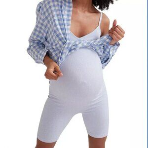 HATCH The Body Rib Maternity Unitard Short (Medium)